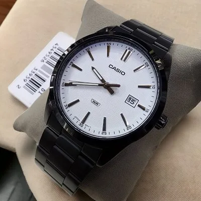 Casio MTP-VD03B-7AUDF Enticer Date Chain Watch
