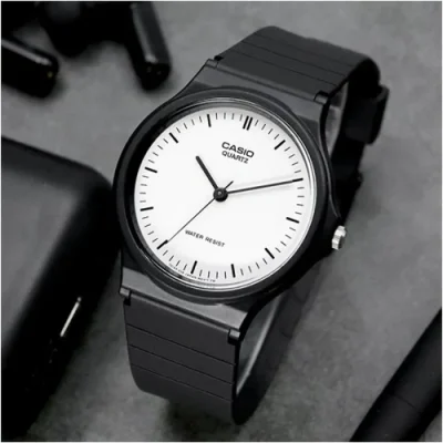 Buy Casio MQ-24-7ELDF Resin Strap Unisex Watch - White Dial