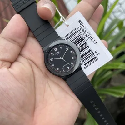 Casio MQ-24-1BLDF Resin Strap Unisex Watch - Black Dial