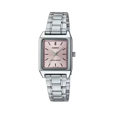 CASIO LTP-V007D-4EUDF PINK LADIES CHAIN WATCH