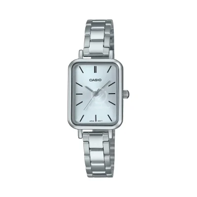 CASIO LTP-V009D-2EUDF STANDARD SILVER LADIES CHAIN WATCH