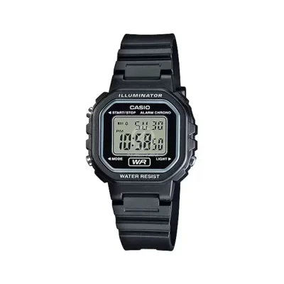 CASIO LA-20WH-1ADF YOUTH DIGITAL LADIES RESIN BELT WATCH
