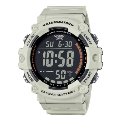 Casio AE-1500WH-8B2VDF Youth Dual Time Digital Resin Belt Watch – Men’s Sports Watch