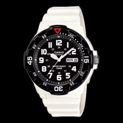 Casio MRW-200HC-7BVDF Youth Day Date White Resin Belt Watch