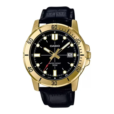 Casio MTP-VD01GL-1EVUDF Enticer Date Belt Watch