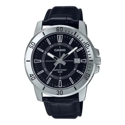 Casio MTP-VD01L-1CVUDF Enticer Date Belt Watch