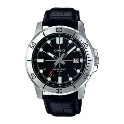 Casio MTP-VD01L-1EVUDF Enticer Date Belt Watch