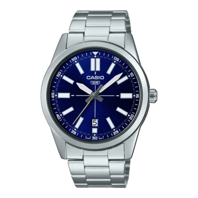 Casio MTP-VD02D-2EUDF Standard Date Chain Watch