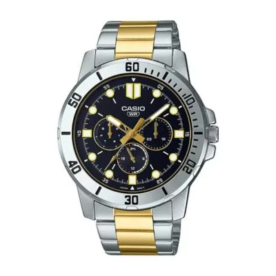 Casio MTP-VD300SG-1EUDF Enticer Multifunction Two-Tone Chain Watch