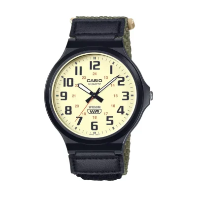 Casio MW-240B-3BVDF Youth Nylon Belt Watch – Men