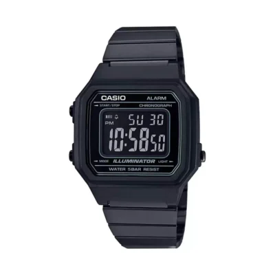 Casio B650WB-1BDF Vintage Digital Black Chain Watch – Men's