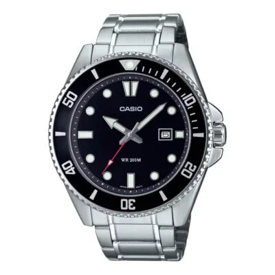 Casio MDV-107D-1A1VDF Standard Duro Date Chain Watch