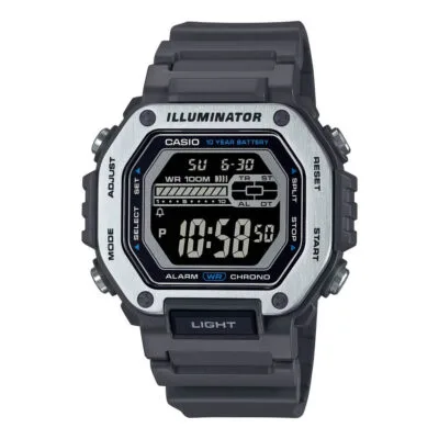 Casio MWD-110H-8BVDF Standard Illuminator Digital Resin Belt Watch