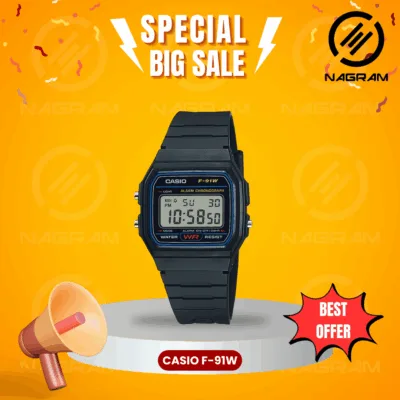 Casio F-91W Vintage Digital Watch